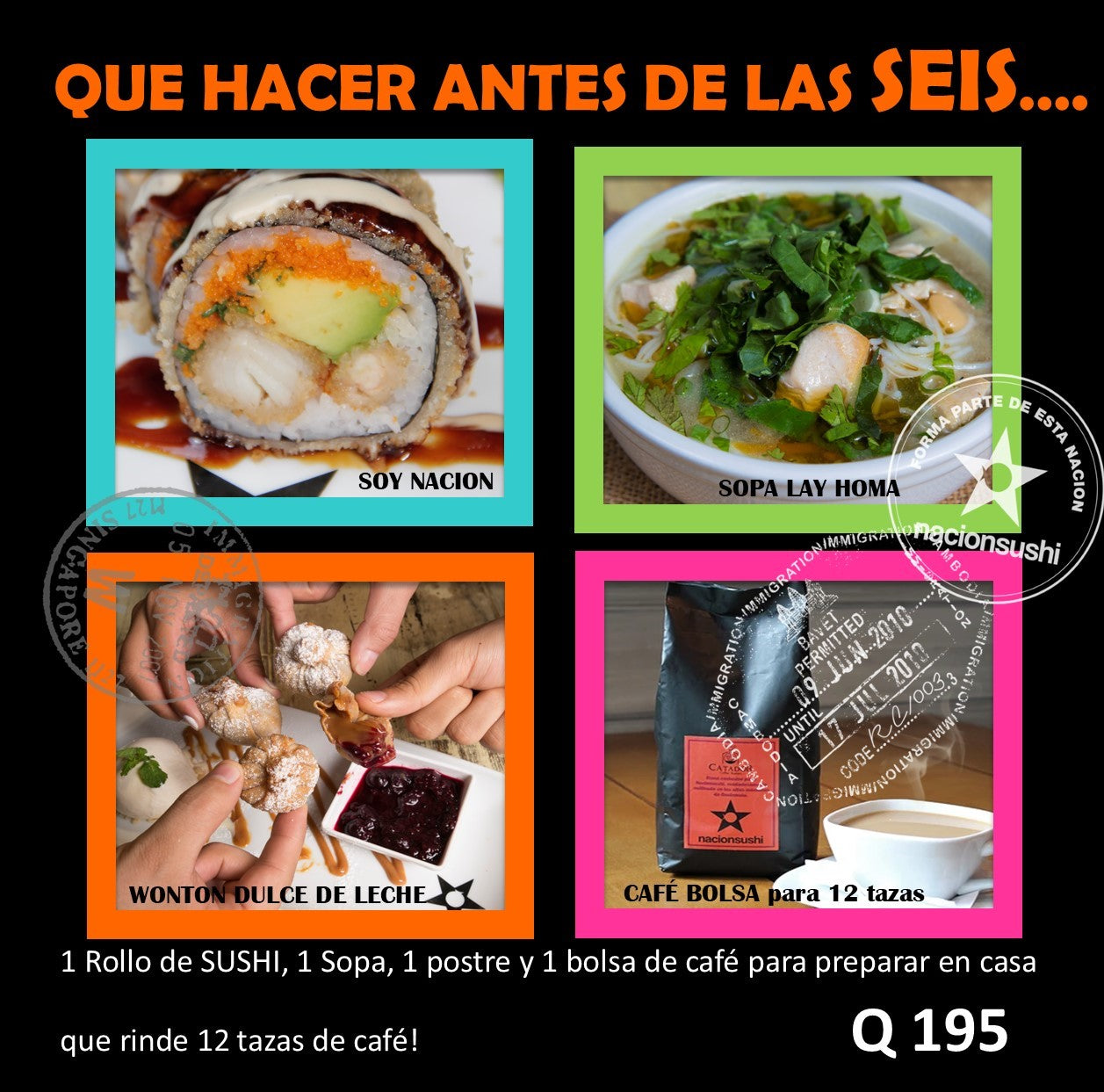 Que hacer antes de las seis...