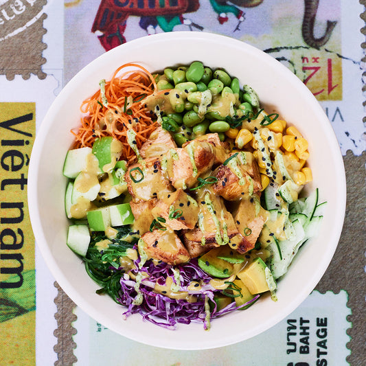Poke Pollo al Curry